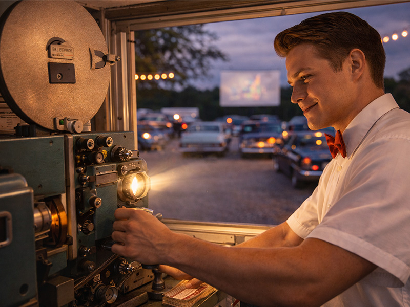 drive in camera operator field of dreams